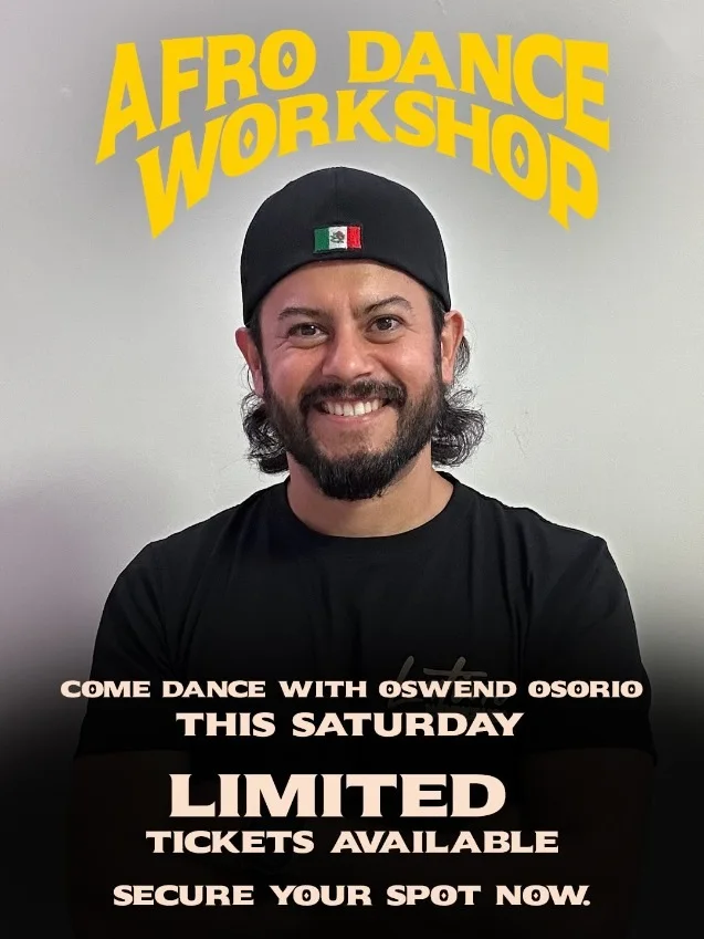 Afro Dance Workshop announcement