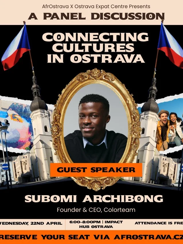 Connecting Cultures in Ostrava panel discussion card