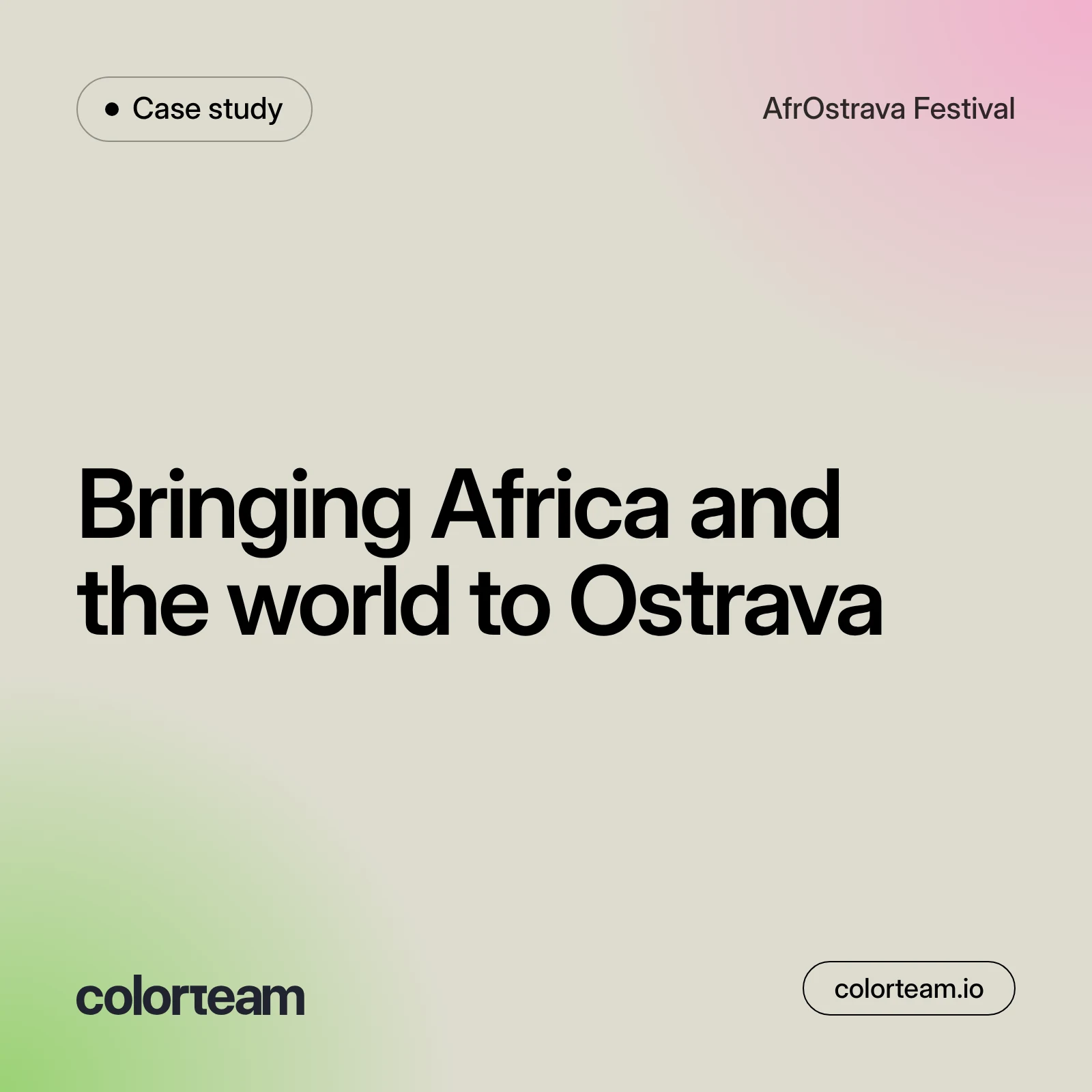 Bringing Africa and the world to Ostrava: the AfrOstrava case study