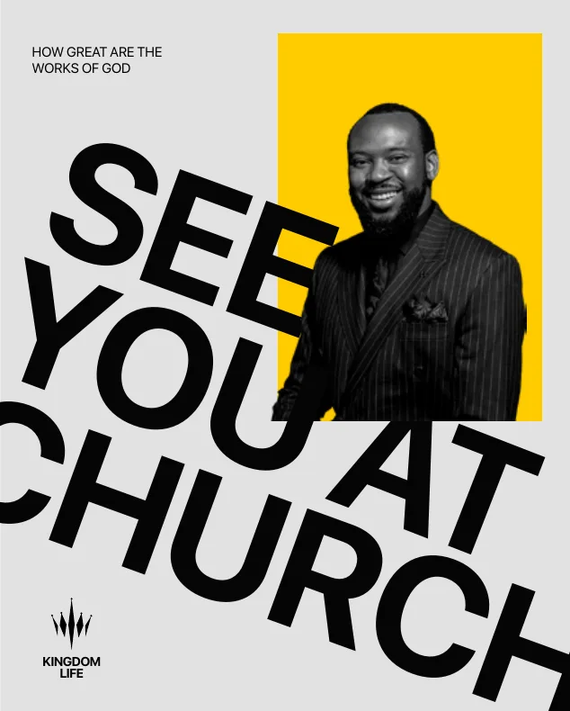 See you at church service invite