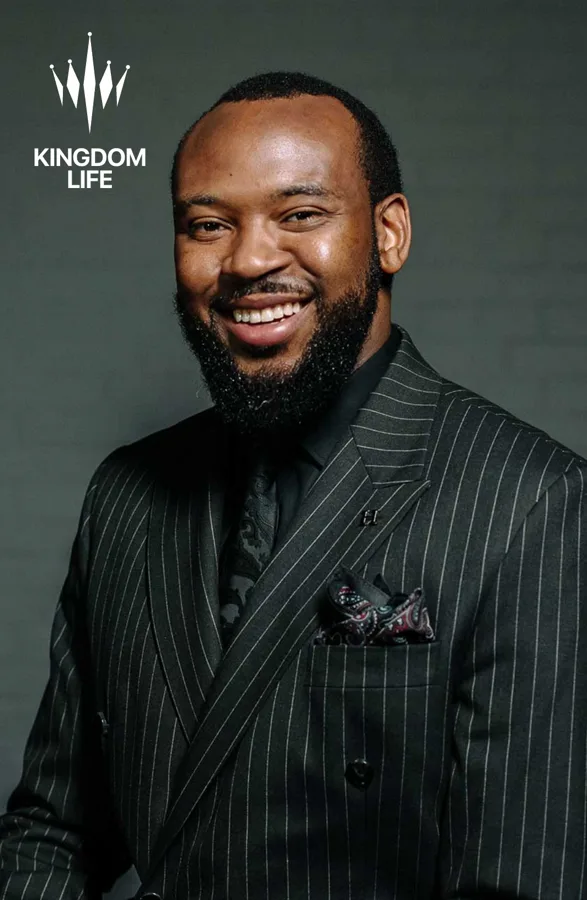 Pastor portrait with the Kingdom Life mark