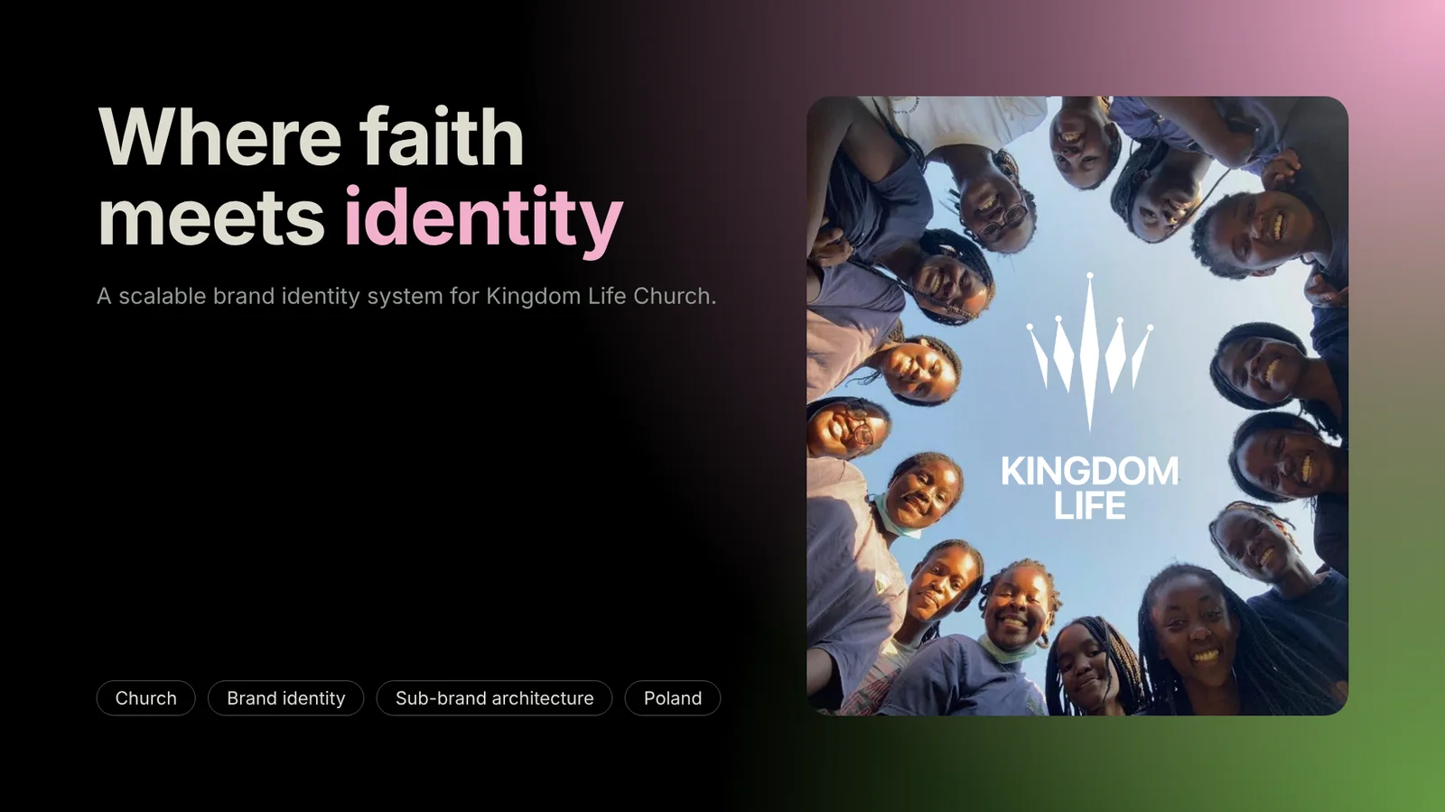 Kingdom Life Church case study: outcome and materials