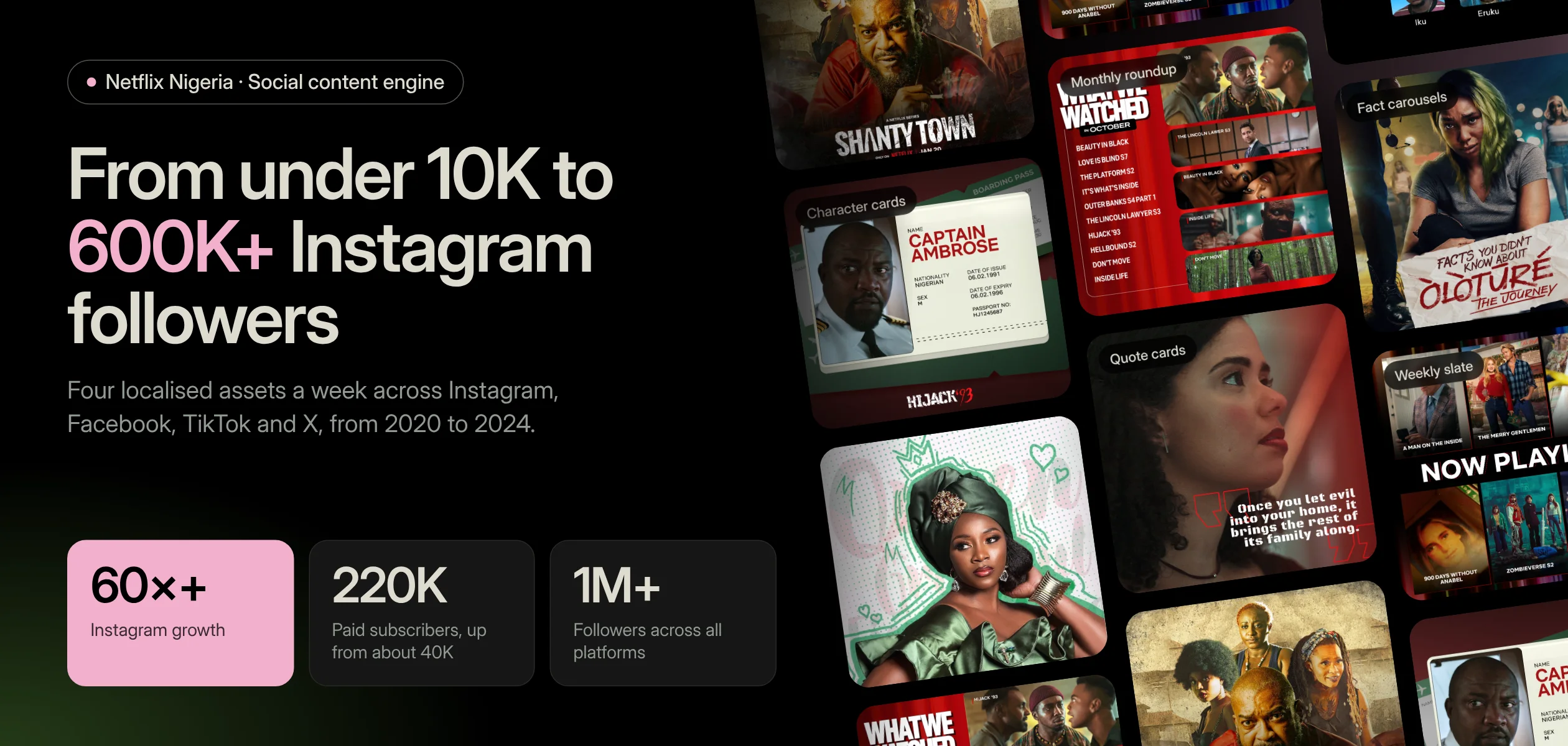 Netflix Nigeria case study: outcome and materials